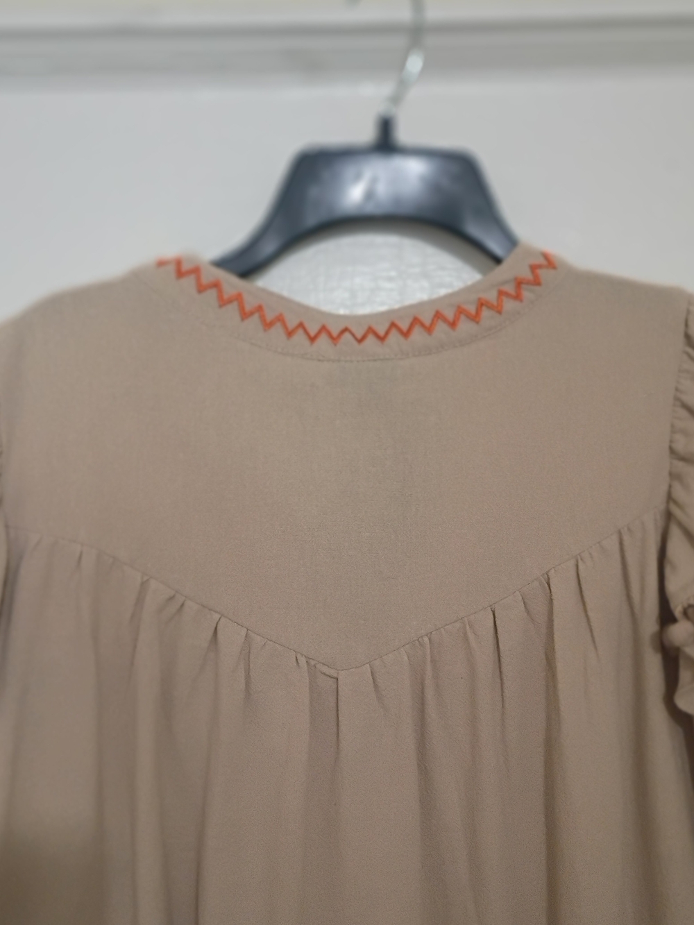 Coco + Carmen Boho Floral Embroidered V-Neck Pom Pom Freya Tier Dress L/XL New! - Picture 10 of 12